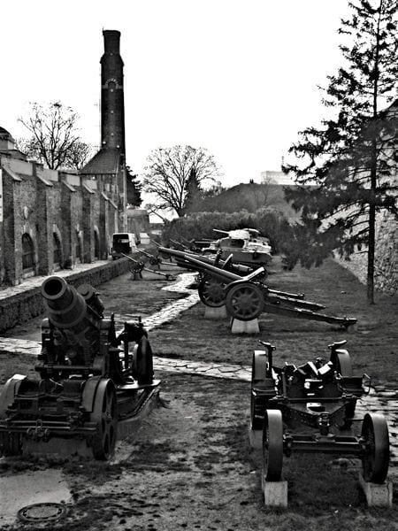 tanks out the front of the Military Museum 