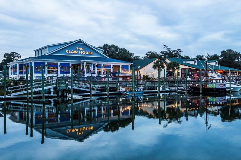 restaurants on the water at Murrels Inlet, 