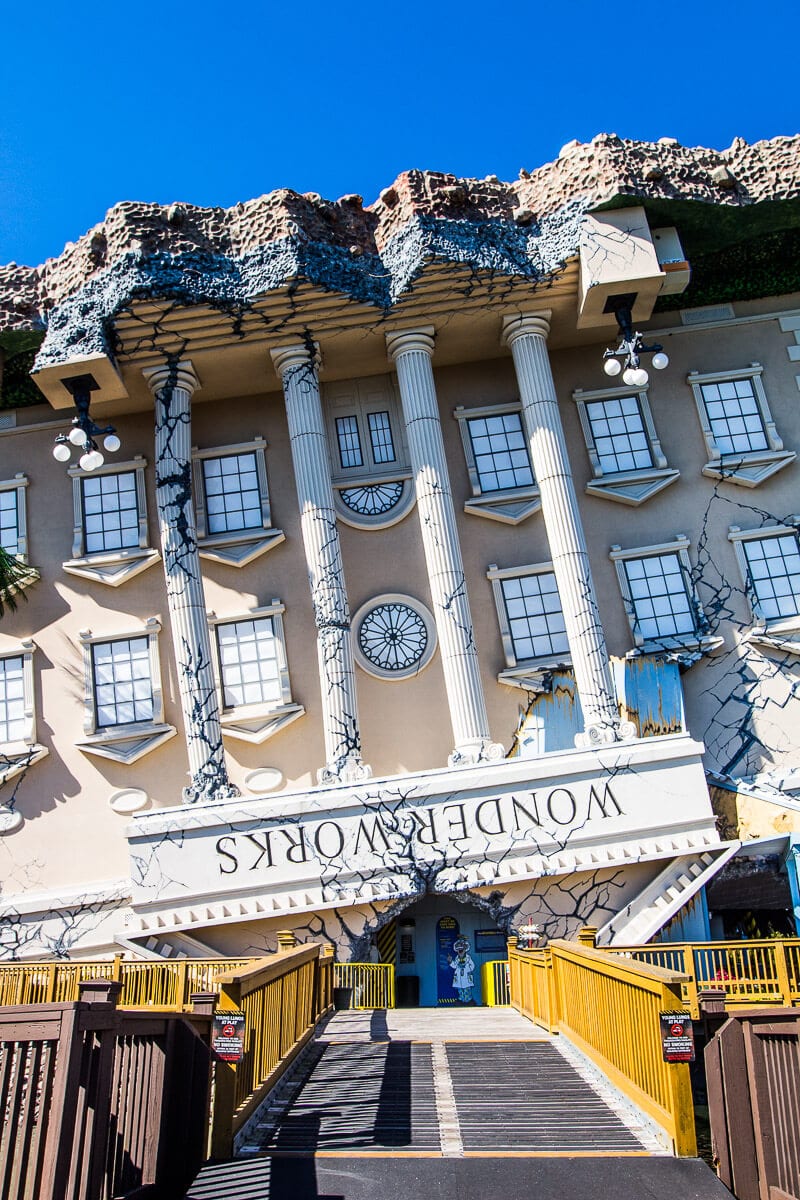 upside down exterior of wonderworks