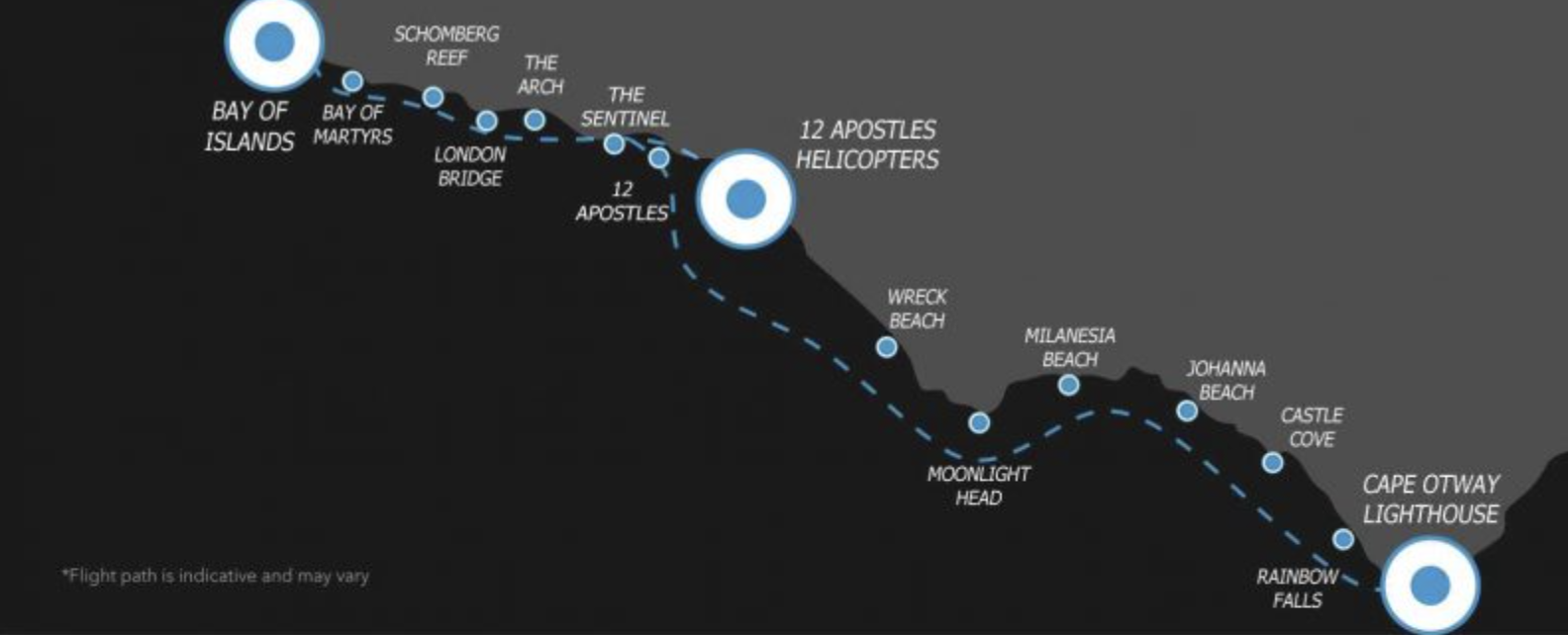 map of 12 apostles