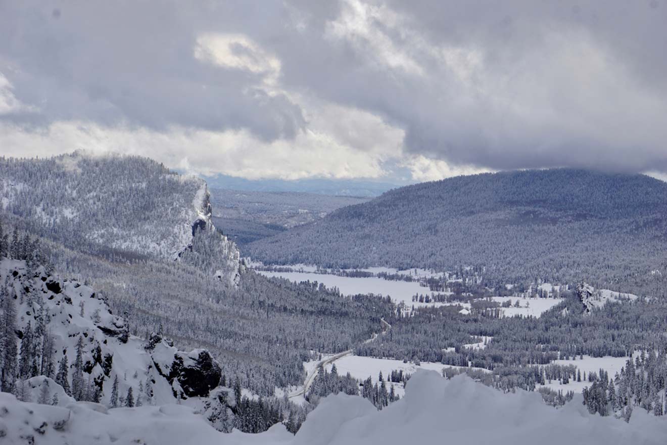 snowy mountains