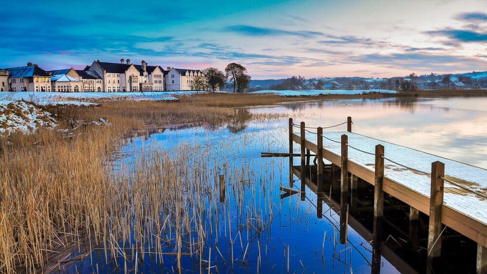 Fermanagh Lakes  dusted in snow