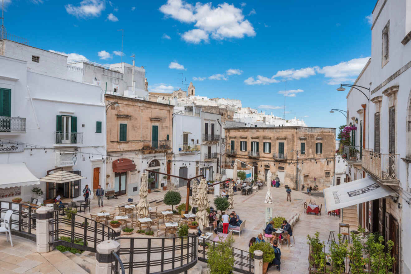 View of a town square