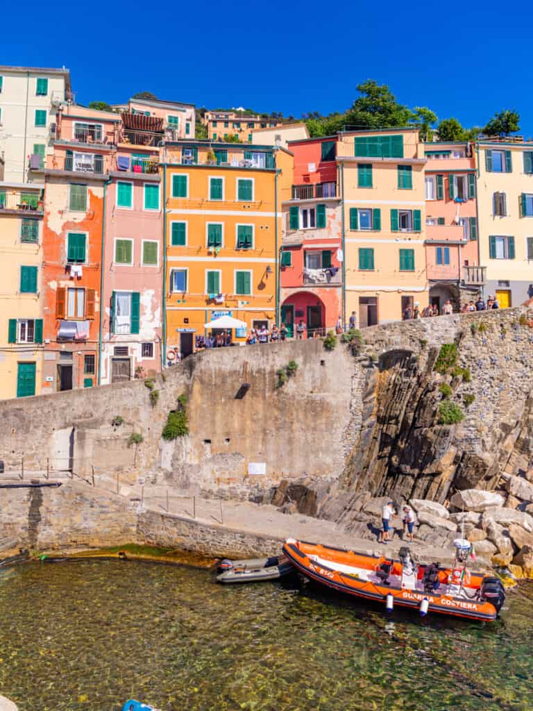 colorful homes on the harbor