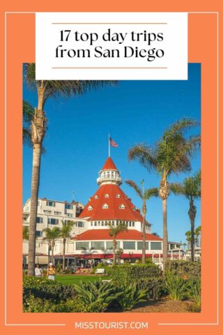 view over the Hotel del Coronado