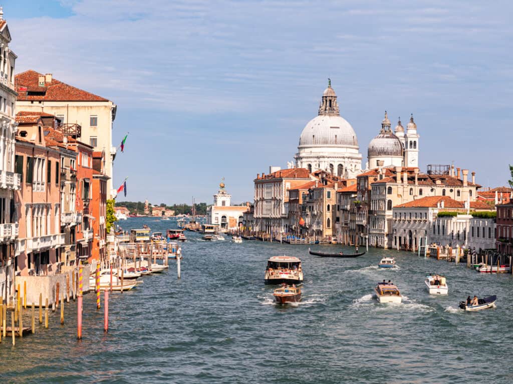 view of grand canal and buildings on either side