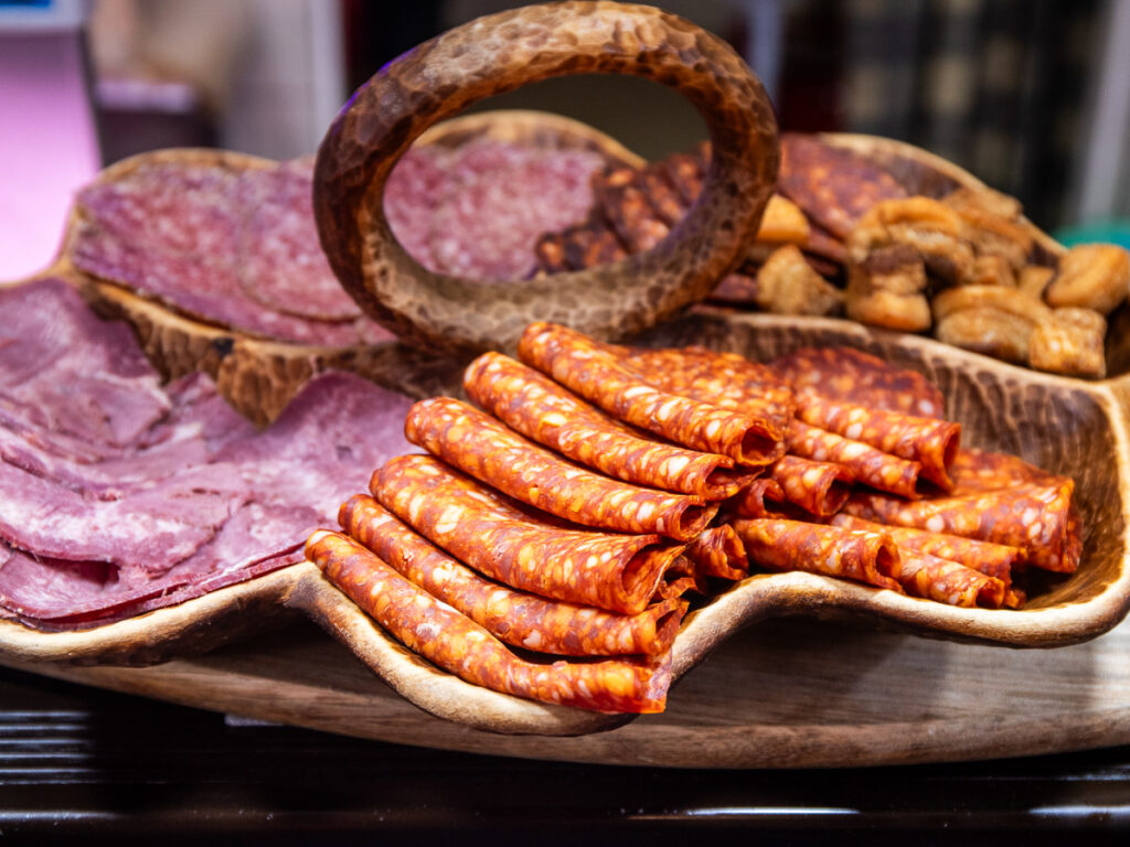 Plate of cold meats