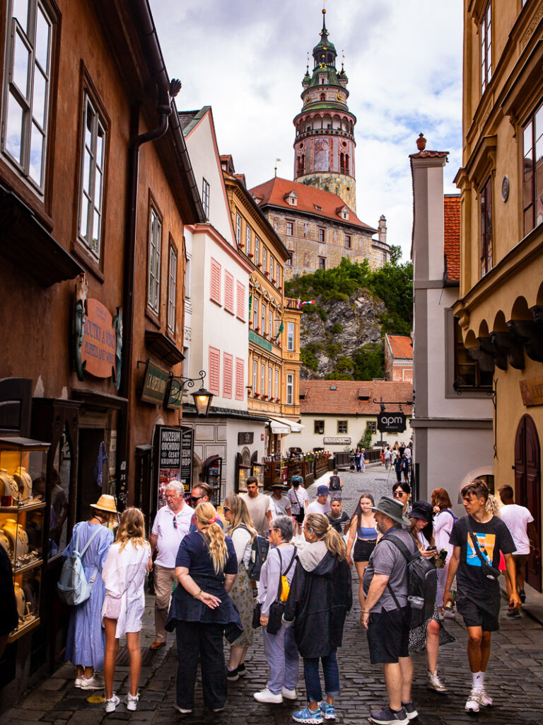 Group of people on a city tour