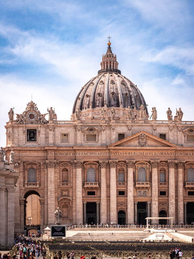 St Peter's Basilica from the outside