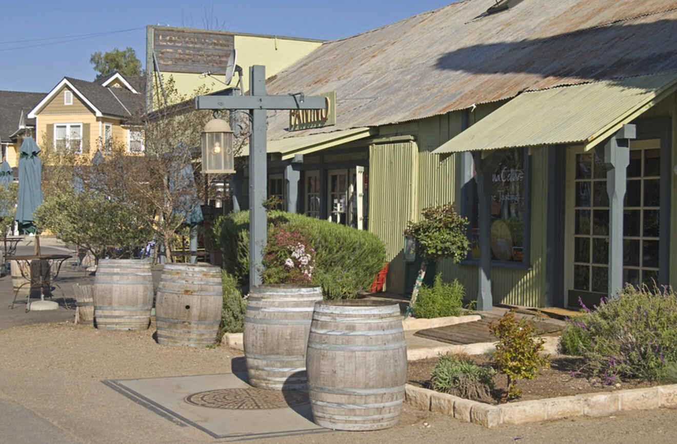 buildings in a town