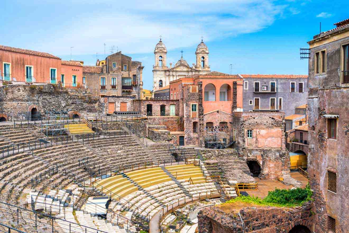 An ancient theater in the city