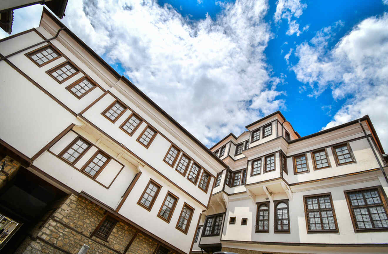 view of a museum in an old Macedonian house