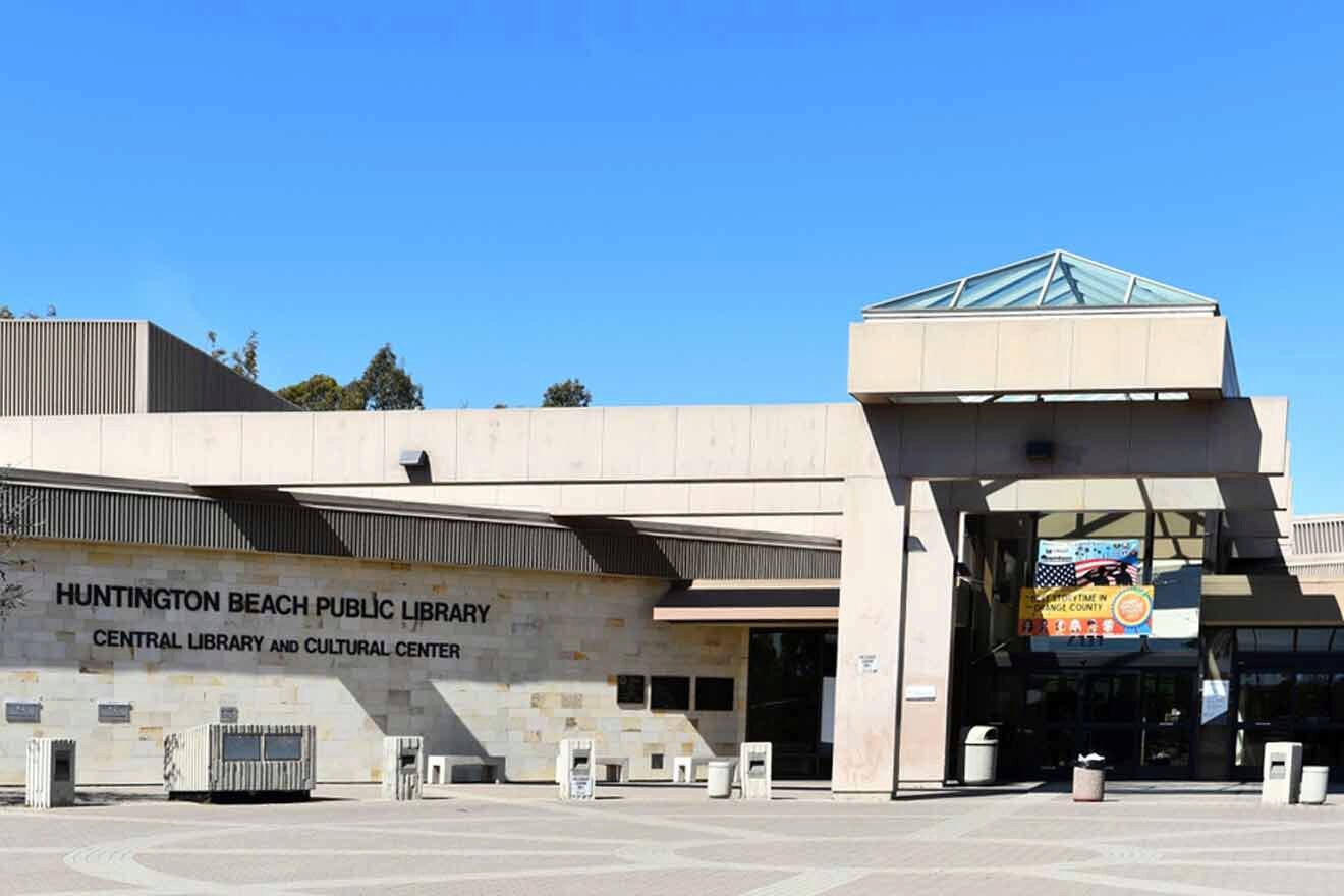 The entrance to a building