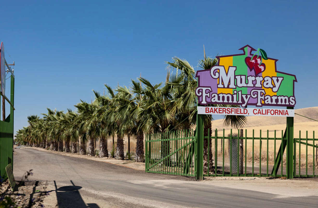 entrance to a family farm