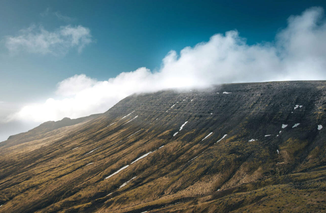 view of a mountain