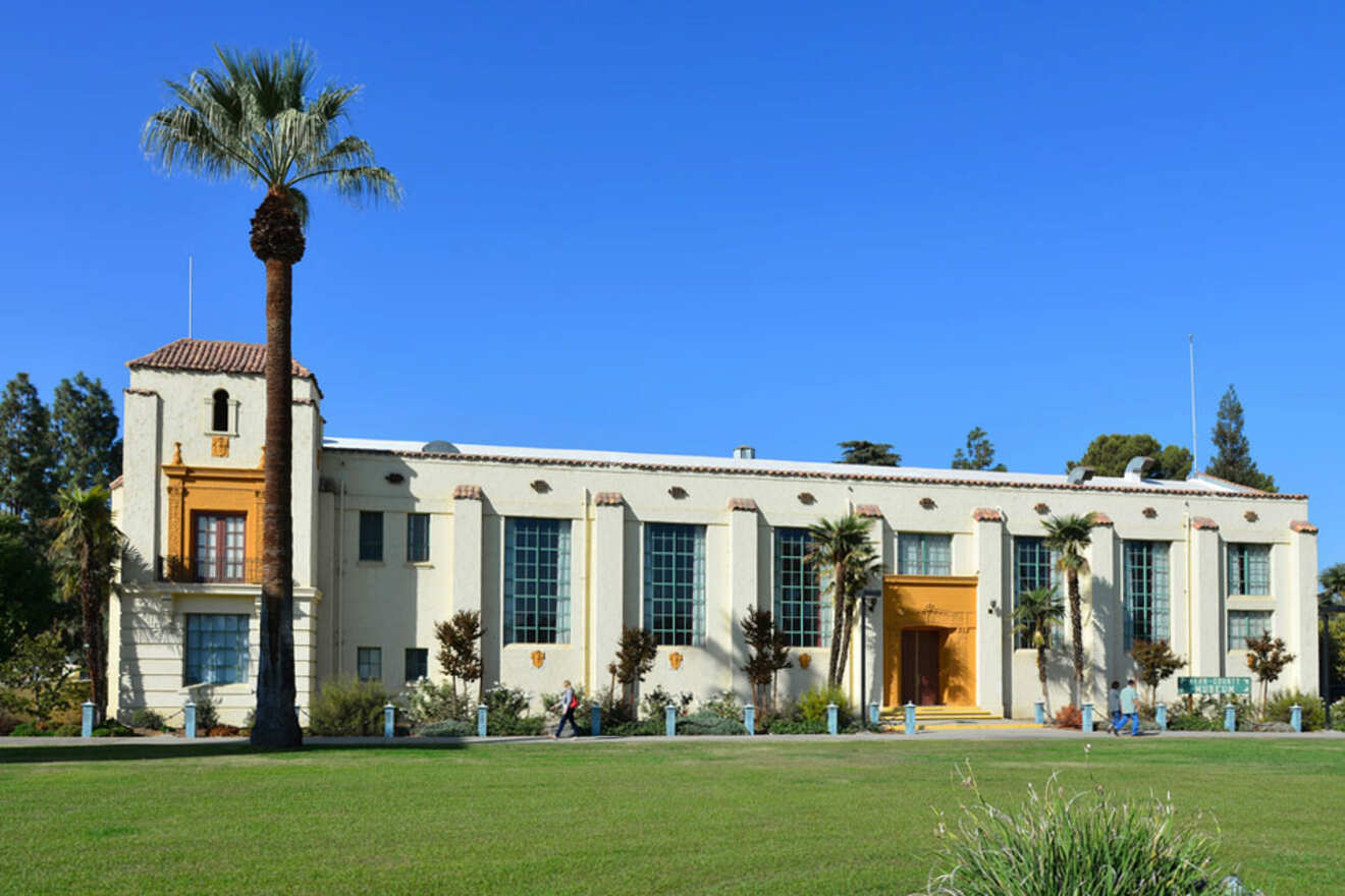 view of a museum exterior