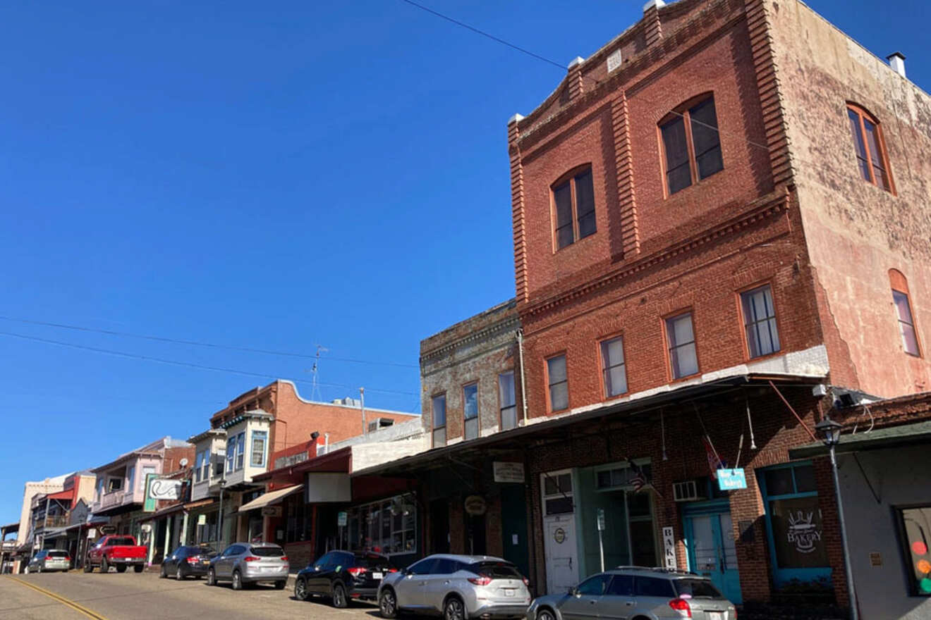 a street in a town