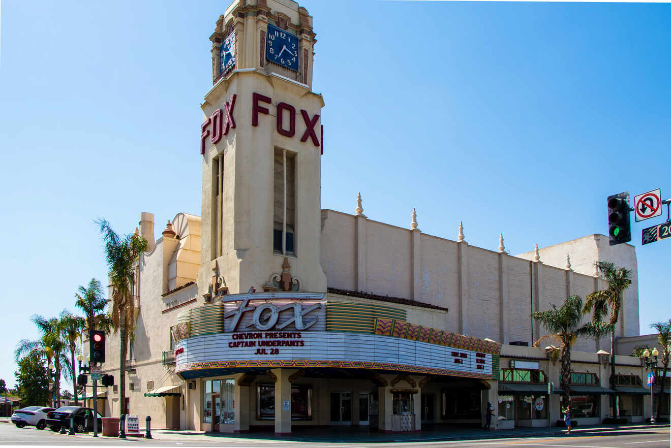 view of a theatre exterior