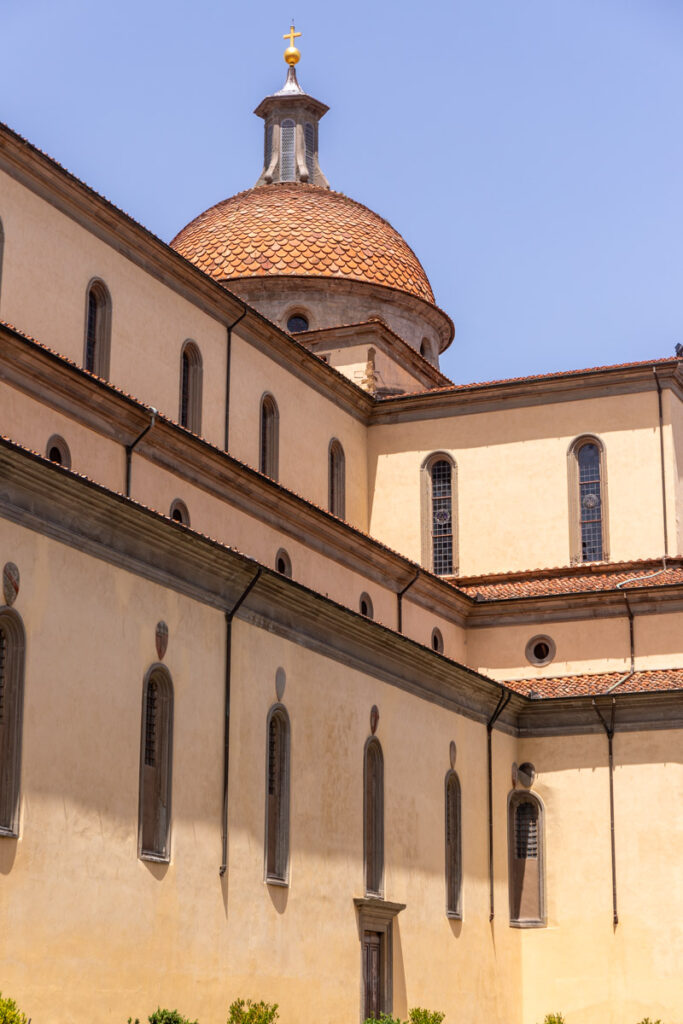 dome and yellow exterior of church