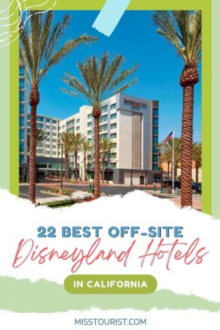 image of a hotel's building with palm trees in front of it