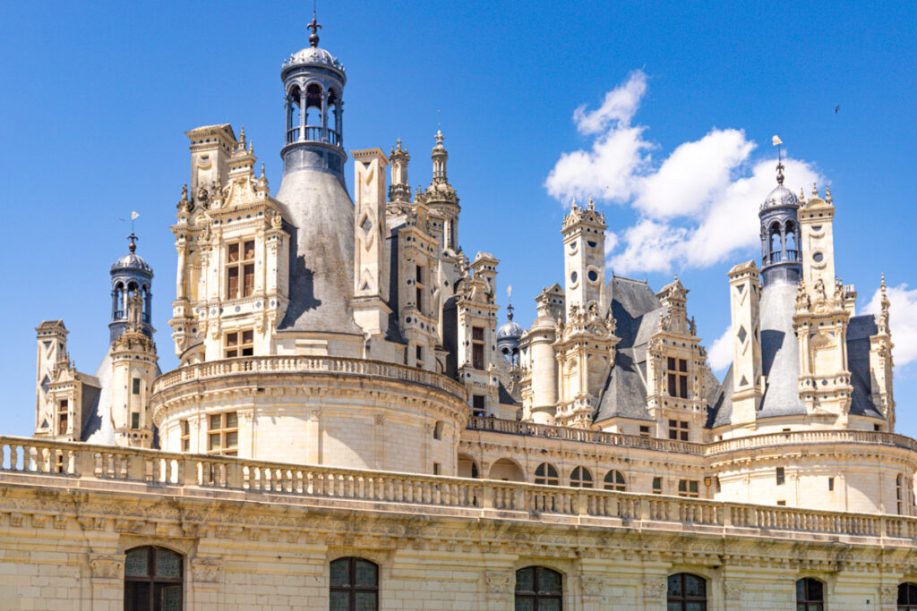 turreted roof of palace