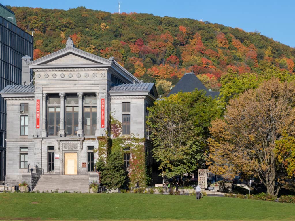  The Redpath museum in Autumn