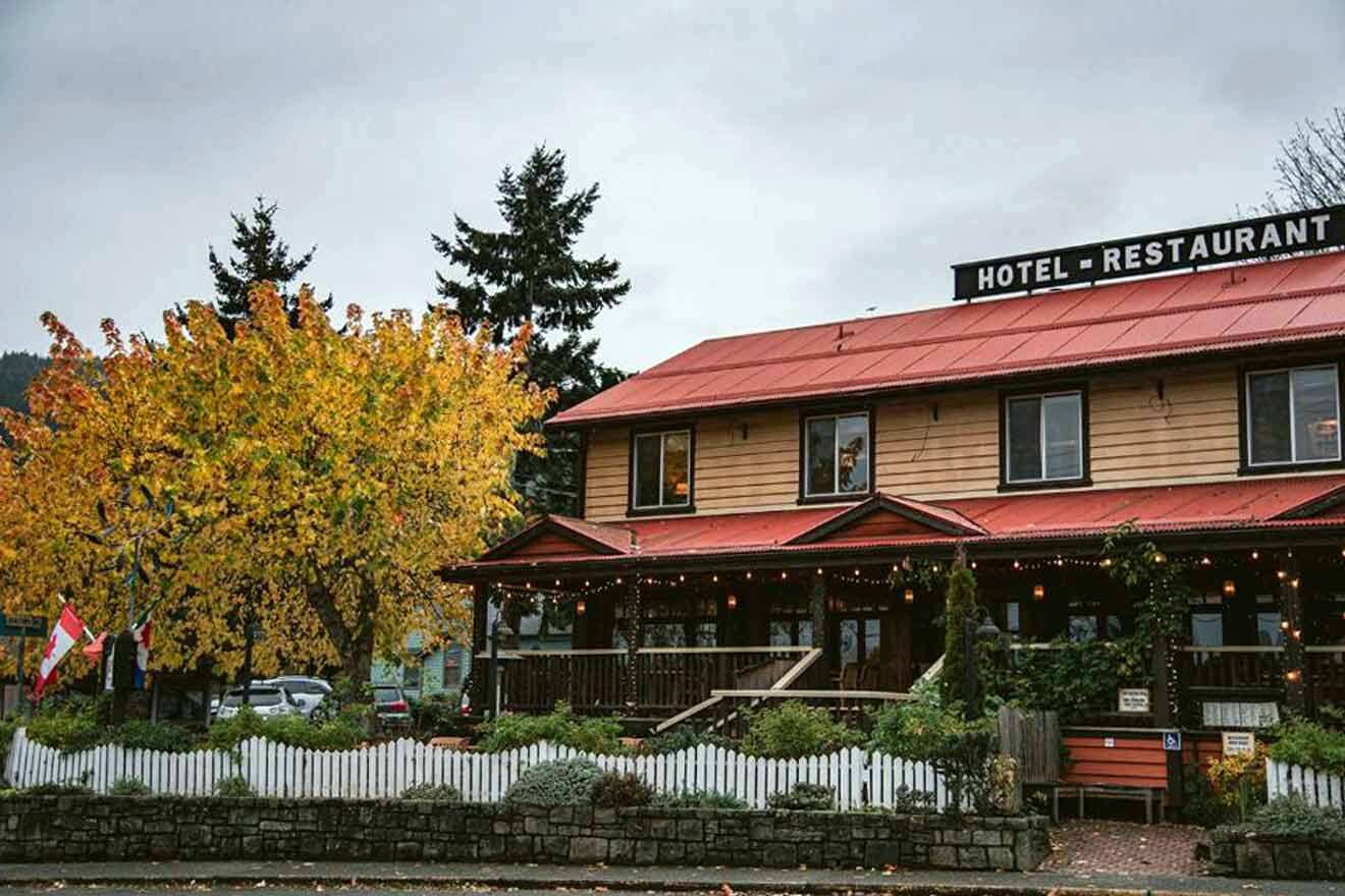 hotel's building surrounded by trees