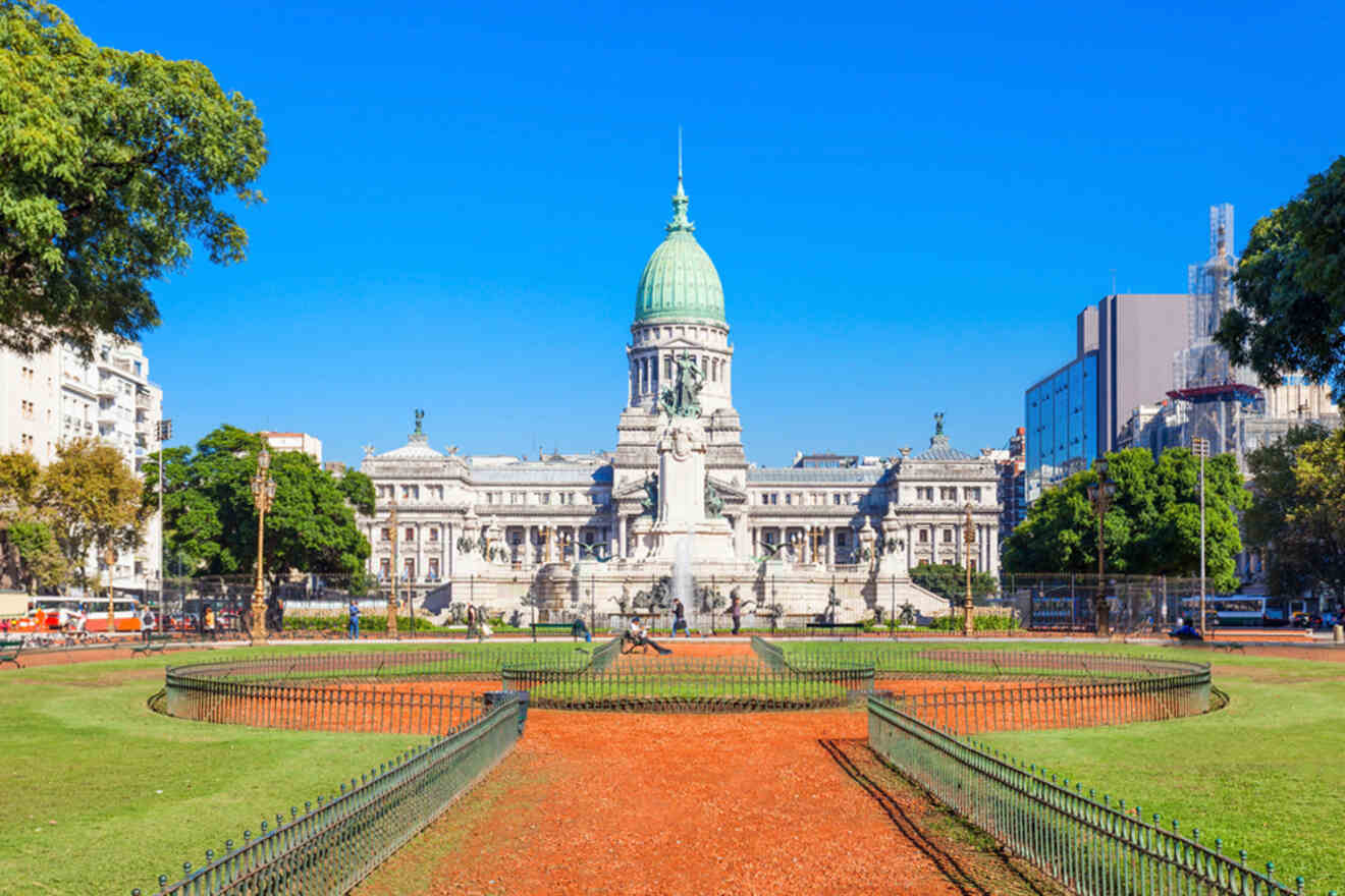 view of the Congreso Nacional building