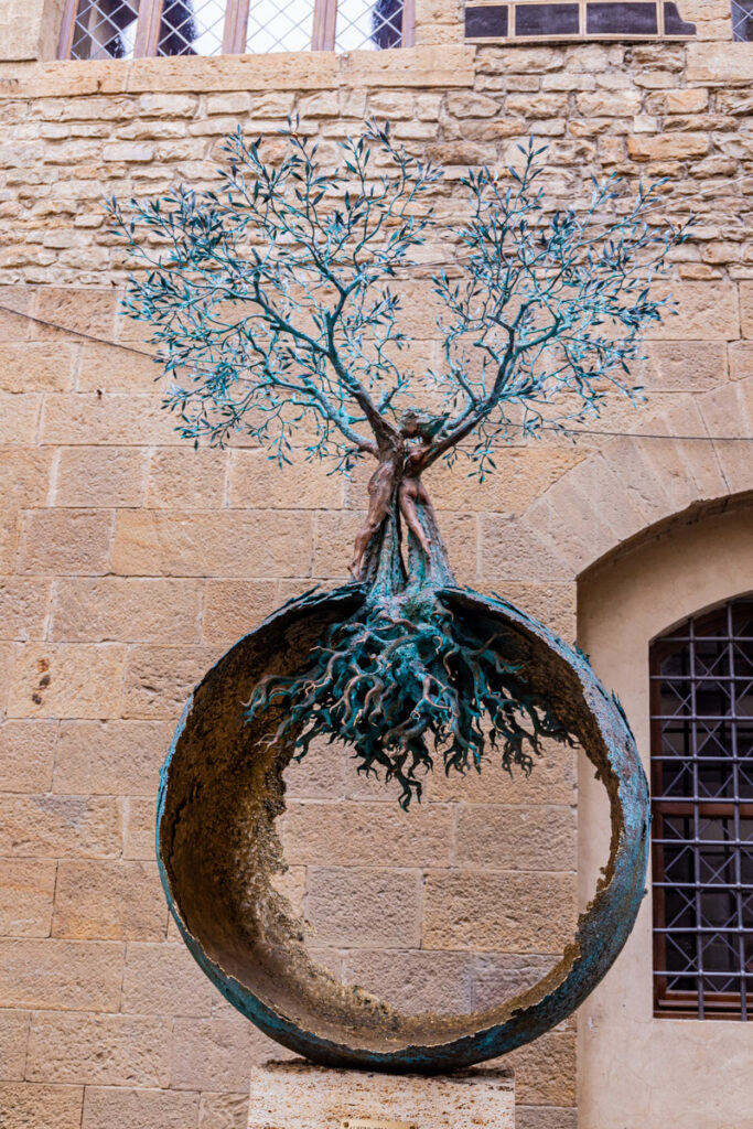 olive tree sculpture