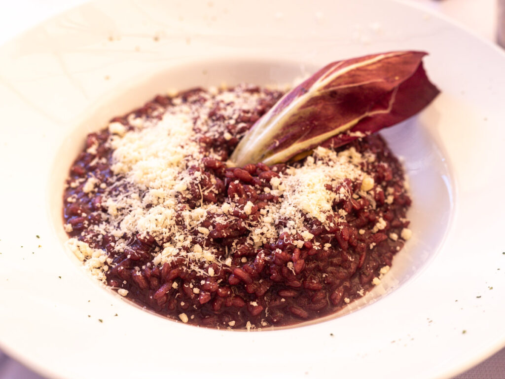 bowl of risotto amarone