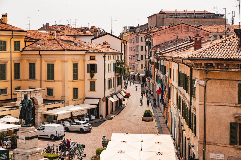 overlooking street in verona