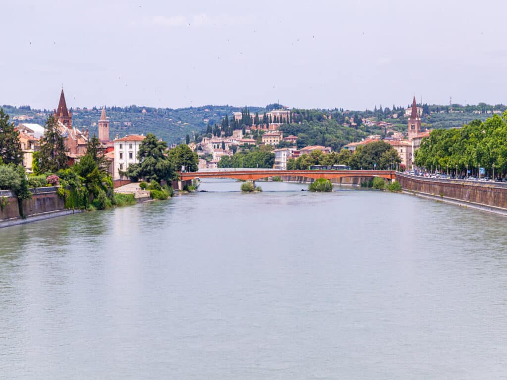 river adige in verona