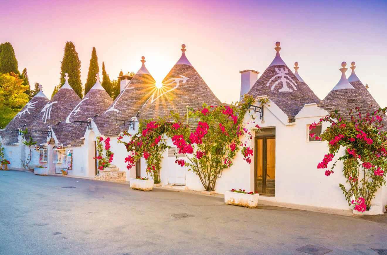 The trulli houses