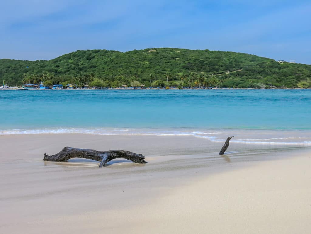 stick on beach