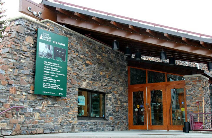 brick exterior of whyte museum