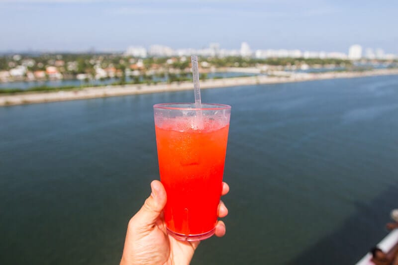 Carnival Vista cruise rum punch