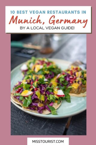 a vegan dish on a table at a restaurant