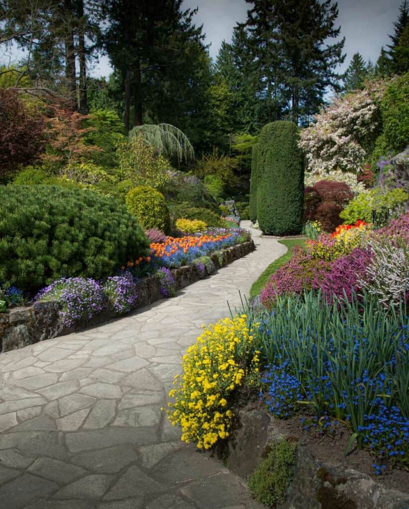 butchart gardens in Victoria BC