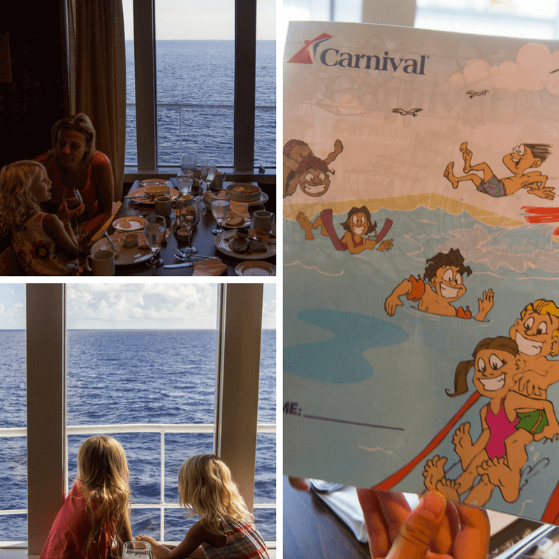 people at Dinner in Horizons Restaurant on Carnival Vista