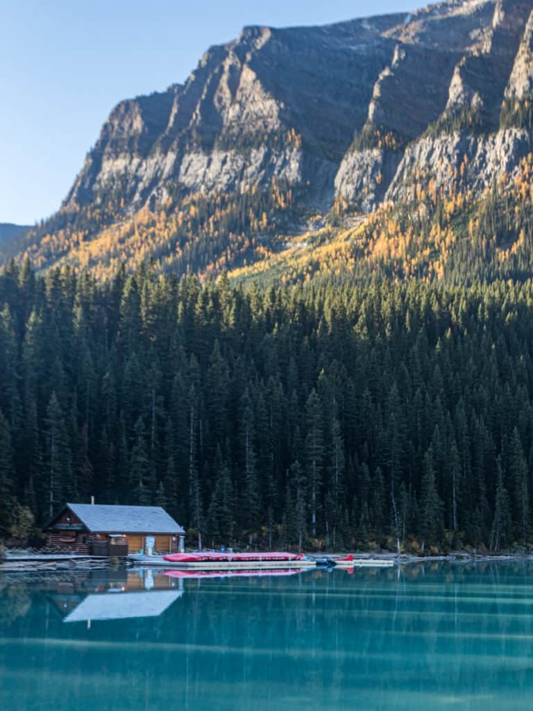 boathouse on lake louise