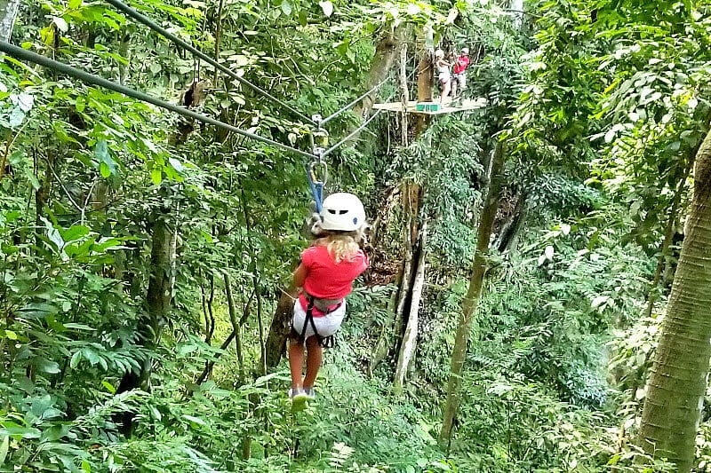 savannah Zip lining in Ocho Rios, Jamaica