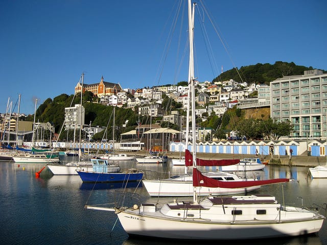 sailboats at the harbour