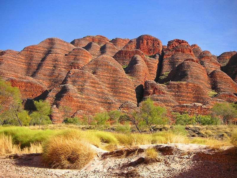 dome shaped rocks of the Bungle Bungles, Purnululu National Park,