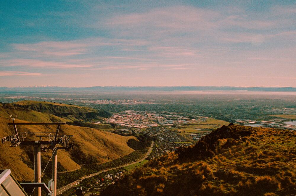 views from christchurch gondola