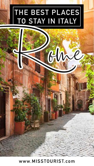 a brick street in Rome