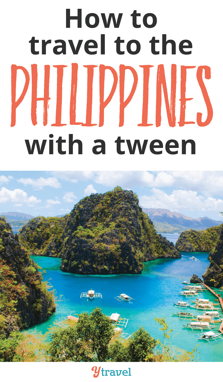 The Philippines is a great family destination. Read how you can travel to the Philippines with a tween.