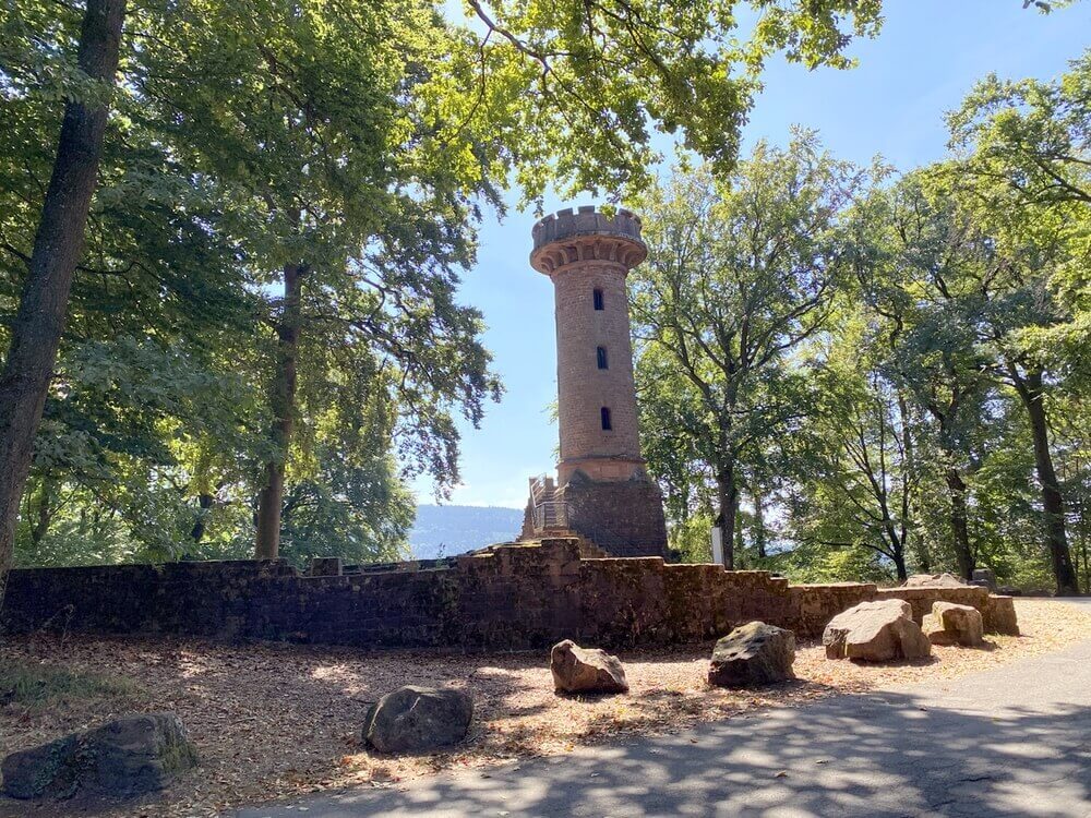 Hiking to the Monastery of St. Stephan on Heiligenberg in Heidelberg