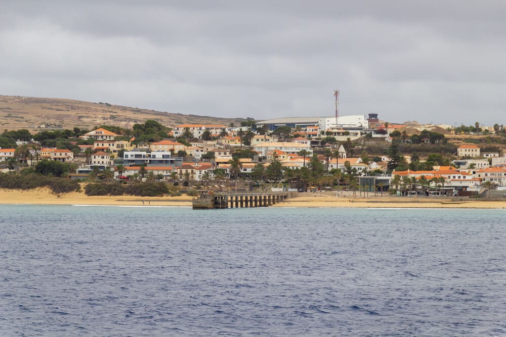 jetty on Porto Santo Beach