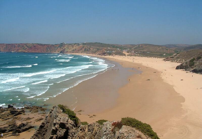 sweeping view of Praia de AmadO 