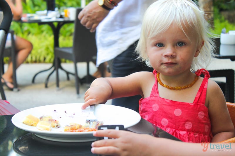 dinner time with toddler